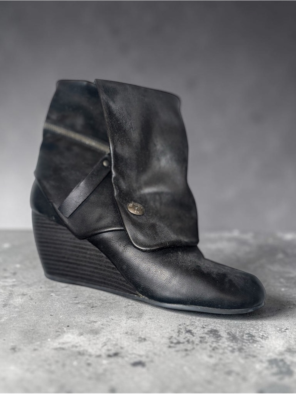 Blowfish Malibu Fold Over Wedge Boots